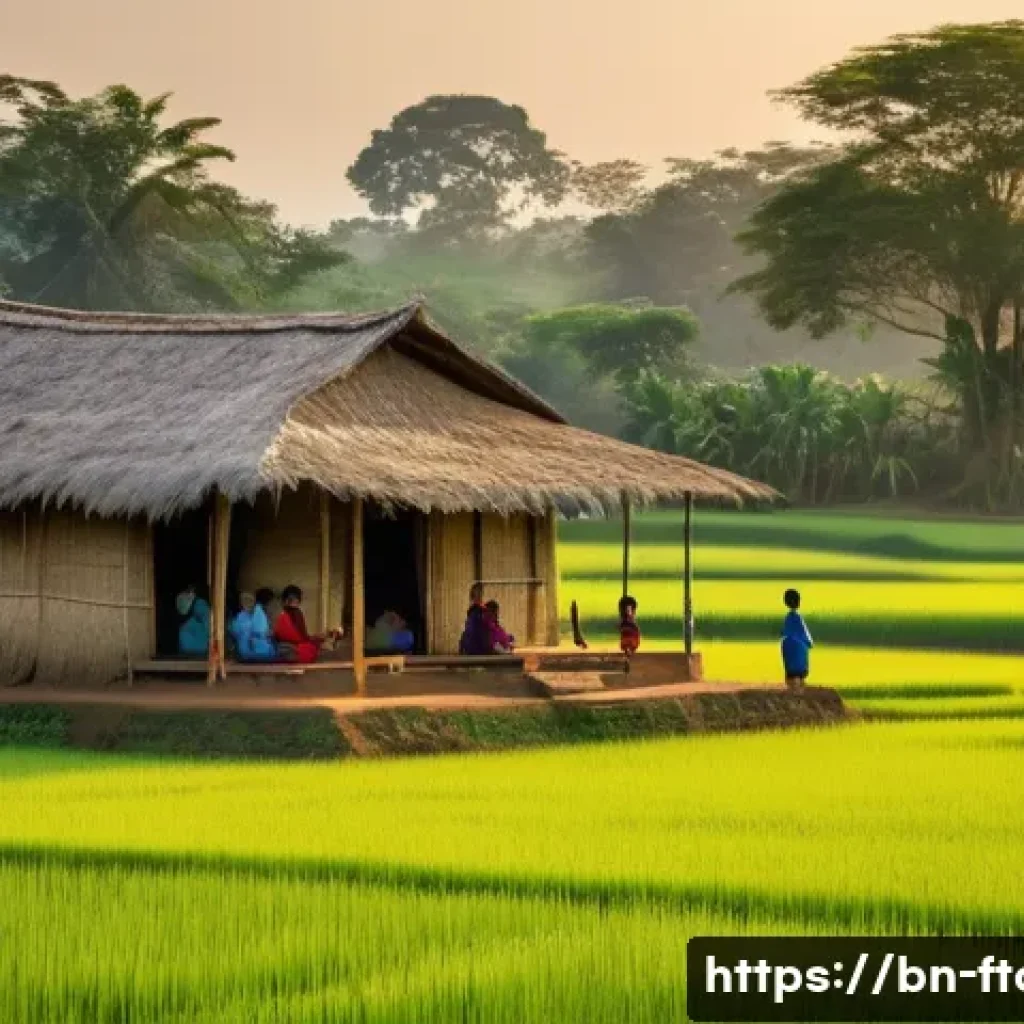 농촌관광지도사 직업 안정성 - **Rural Tranquility and Homestay Experience:**
    "A peaceful scene in a picturesque rural village ...