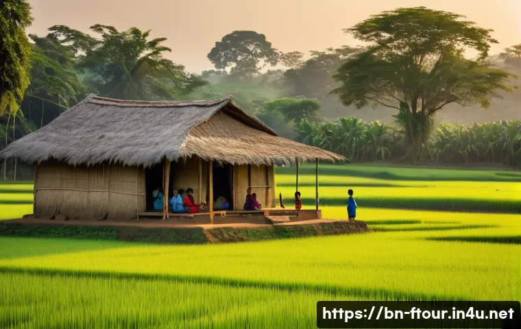 농촌관광지도사 직업 안정성 - **Rural Tranquility and Homestay Experience:**
    "A peaceful scene in a picturesque rural village ...